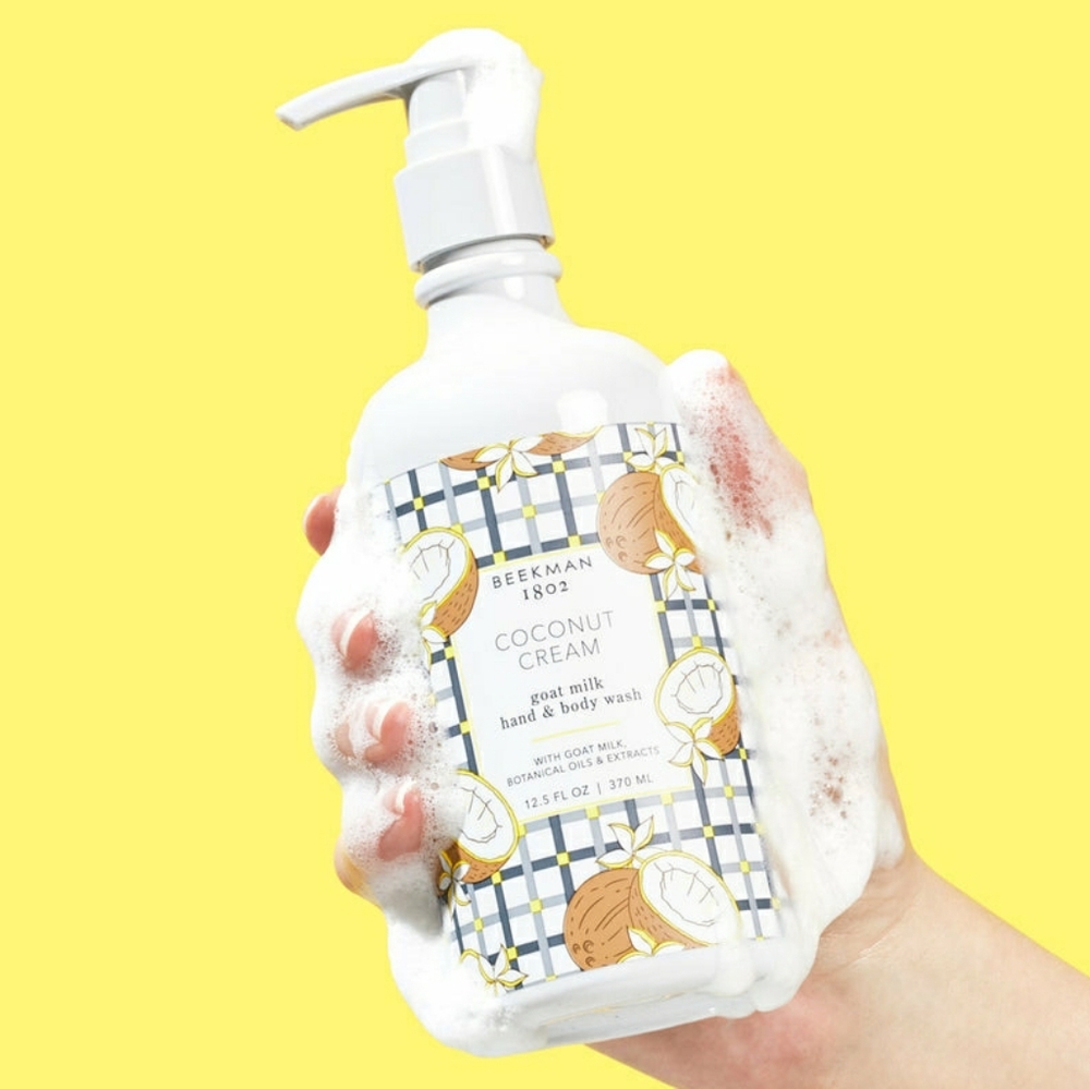 ☃️Body Need☃️BN Beekman 1802 Fullsize 12.5OZ COCONUT CREAM Hand & Body Wash!!